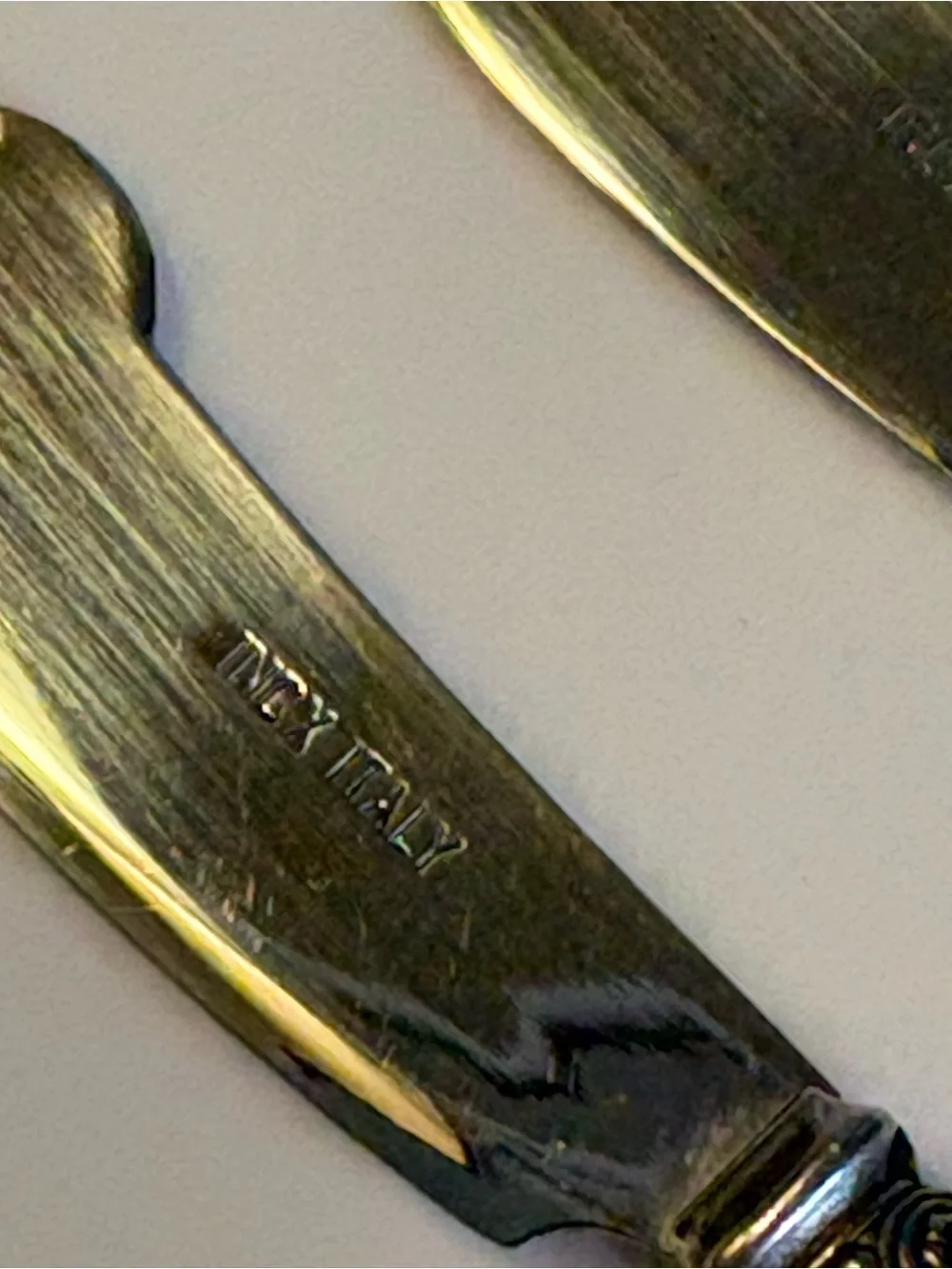 4 butter knives from EME INOX Italy.